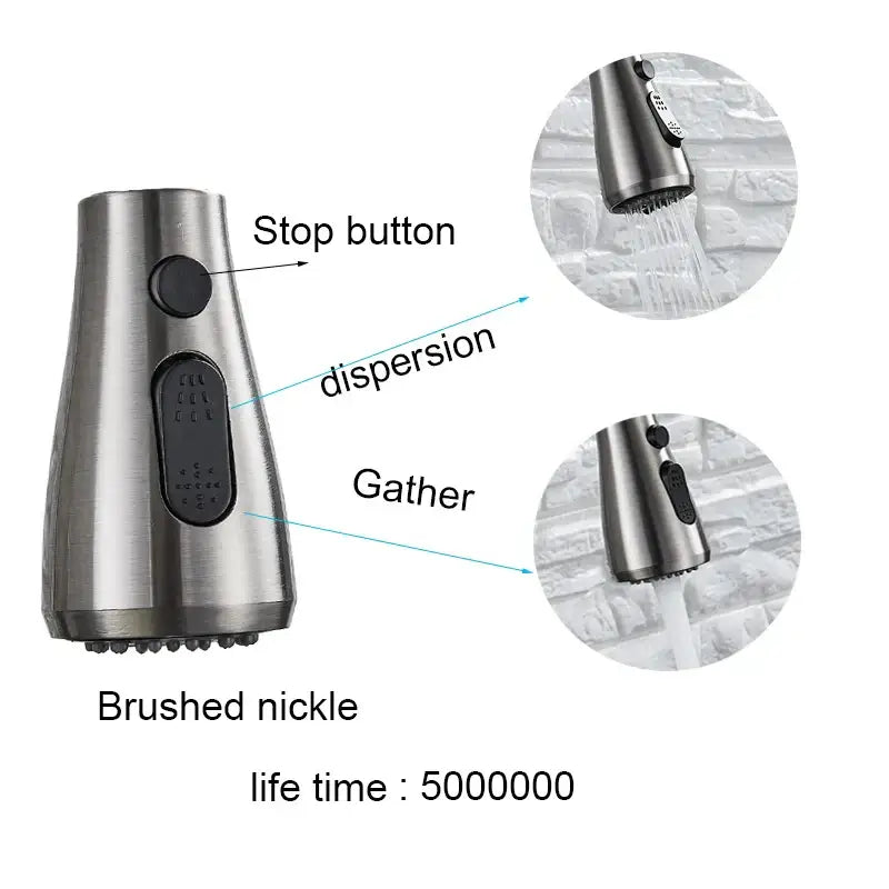Modern black touch sensor kitchen faucet with curved spout