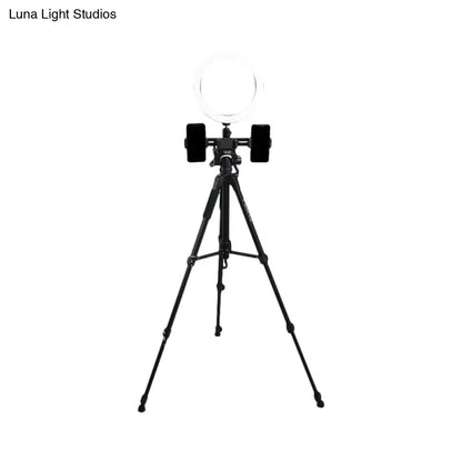 Modern black tripod ring light stylish lighting solution bedroom lamp