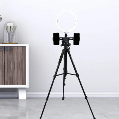 Modern black tripod ring light stylish lighting solution bedroom lamp