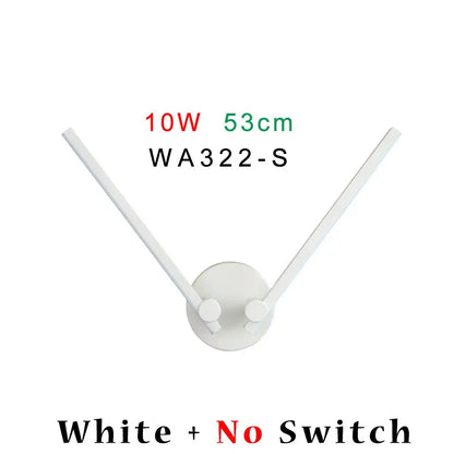 Modern black v-shaped double arm adjustable wall light for bedroom