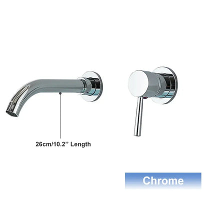 Modern black wall mounted basin faucet bathroom mixer tap