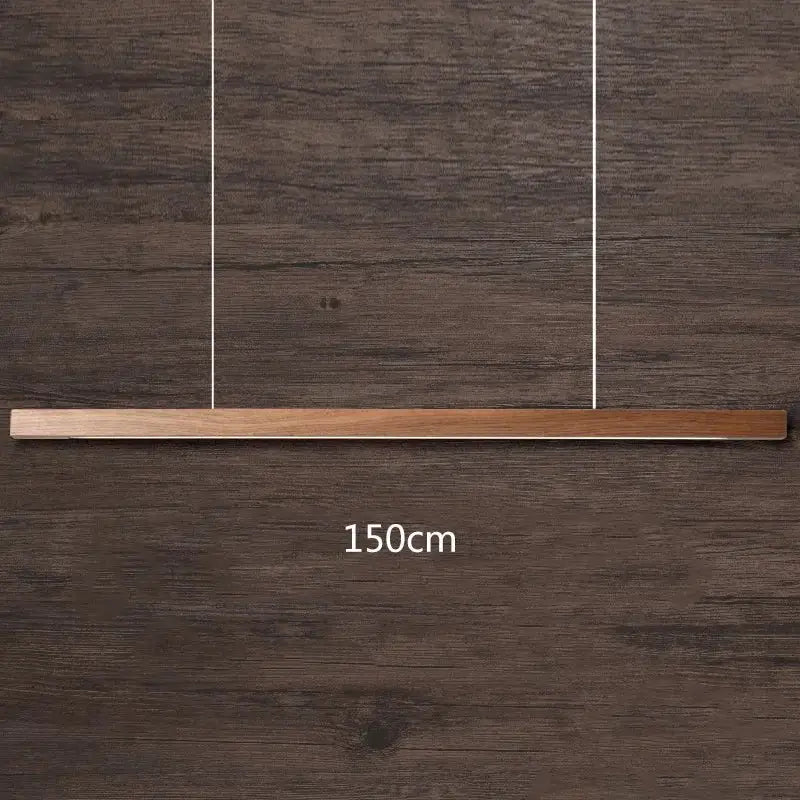 Modern black walnut led pendant light for dining room