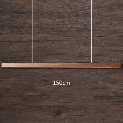 Modern black walnut led pendant light for dining room