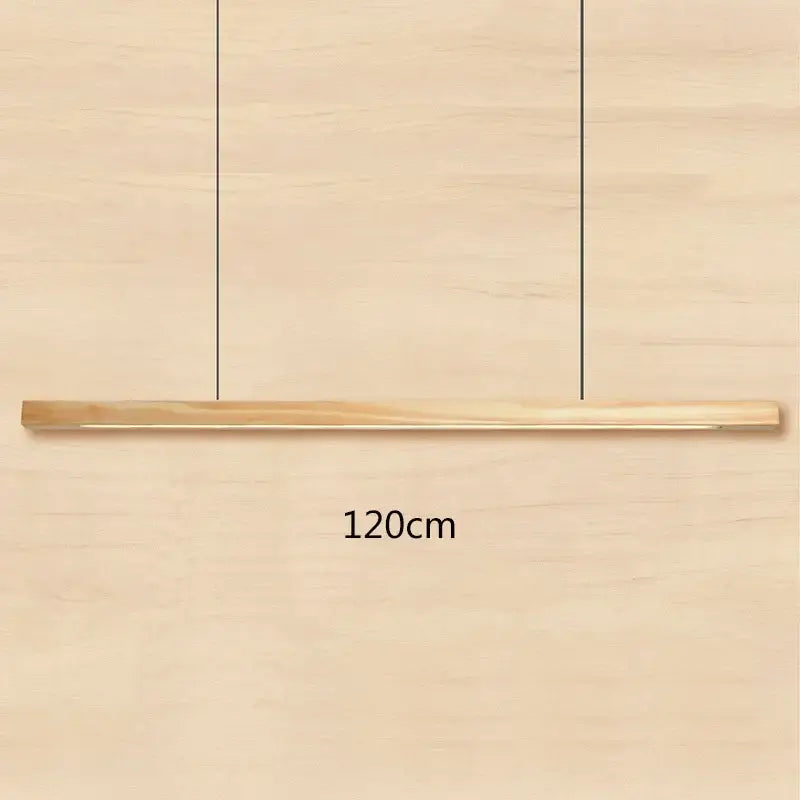 Modern black walnut led pendant light for dining room