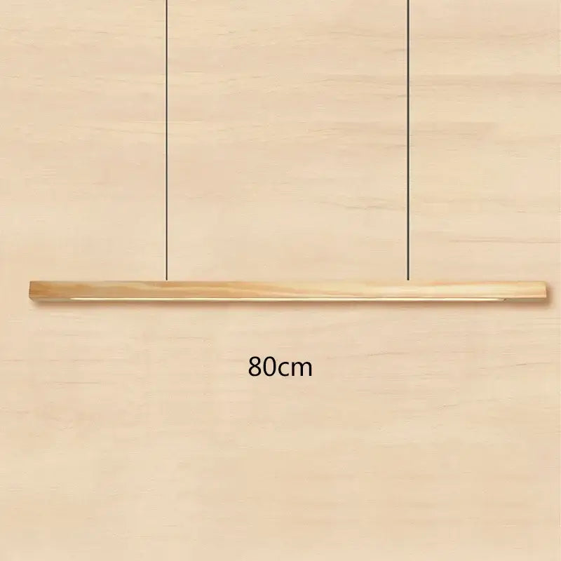 Modern black walnut led pendant light for dining room
