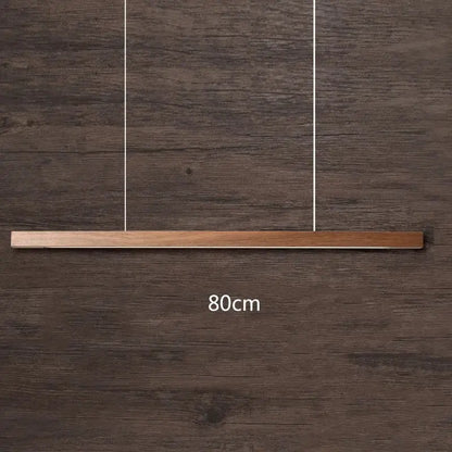 Modern black walnut led pendant light for dining room
