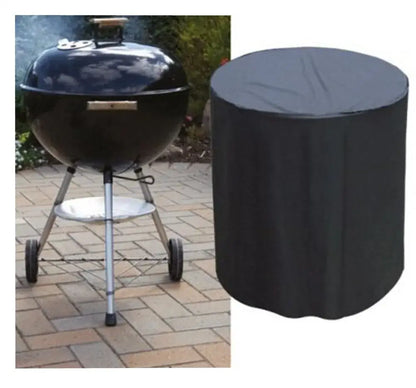 Modern black waterproof bbq grill cover outdoor kitchen protector