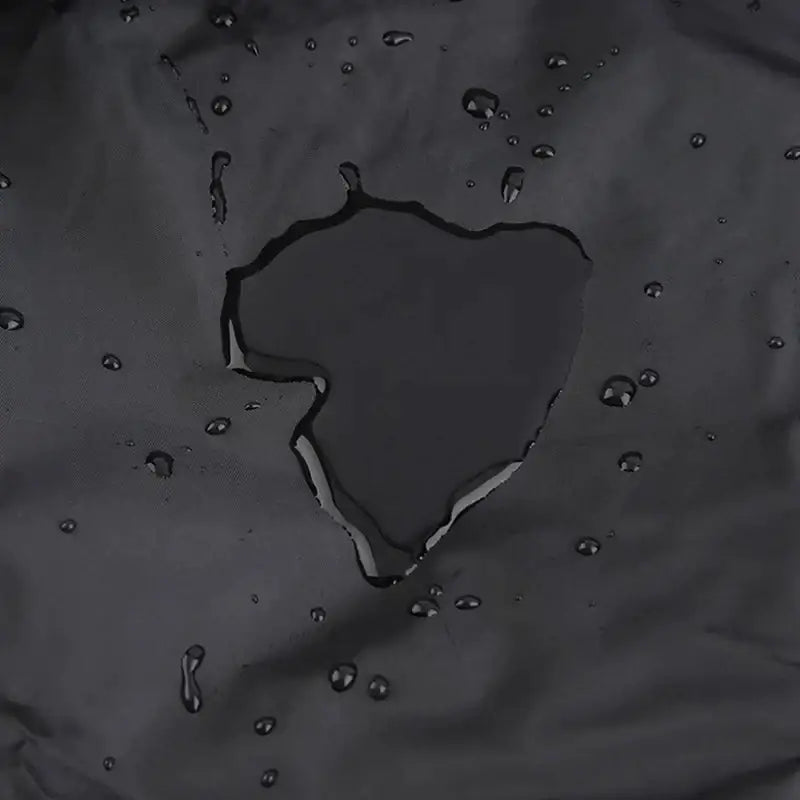Modern black waterproof bbq grill cover outdoor kitchen protector