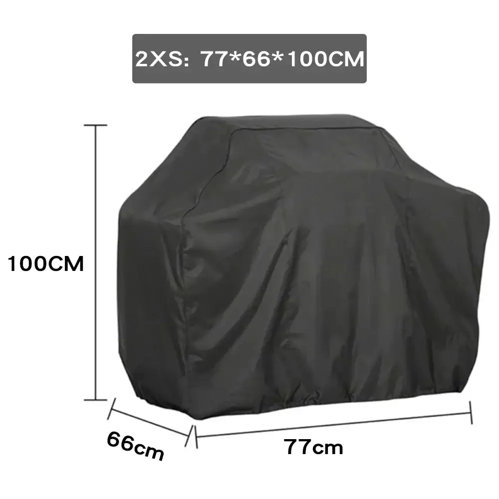 Modern black waterproof bbq grill cover outdoor kitchen protector