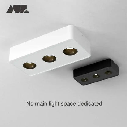 Modern black & white 36w led surface mounted ceiling light living room