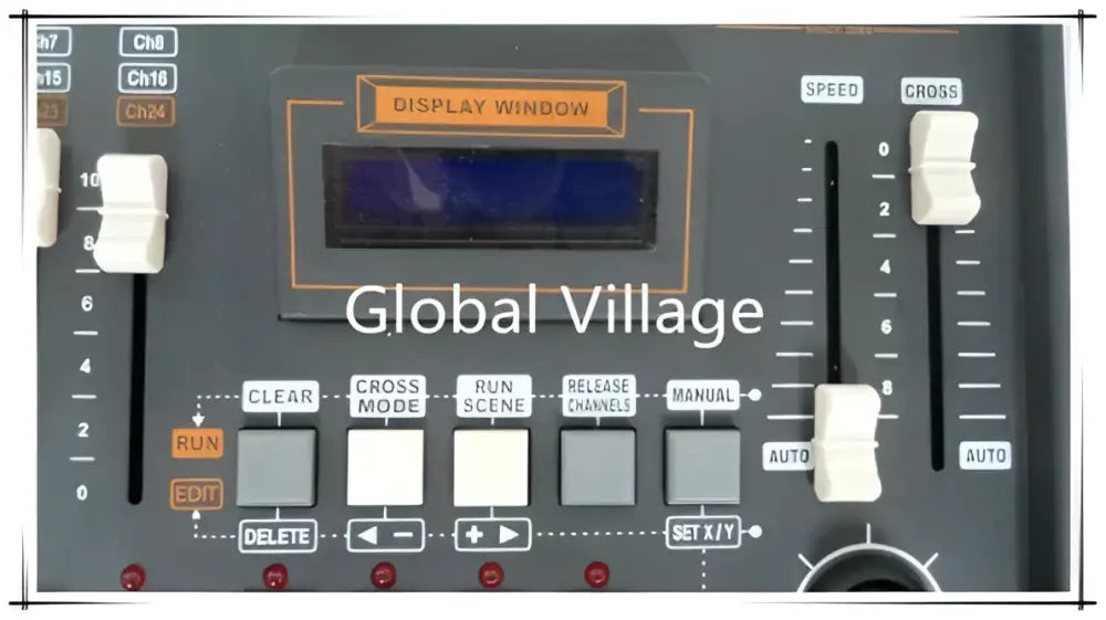 Modern black & white 504-channel dmx controller for dj stage lighting