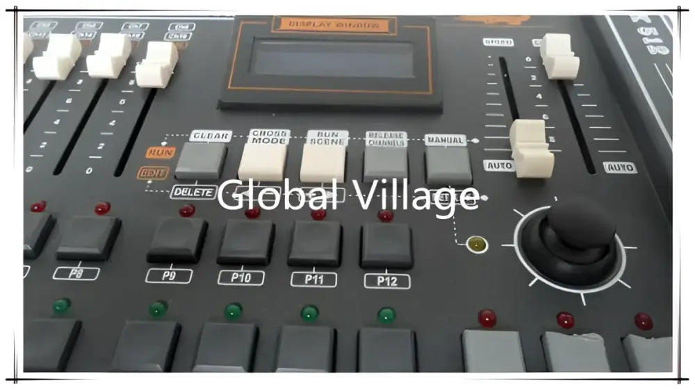 Modern black & white 504-channel dmx controller for dj stage lighting