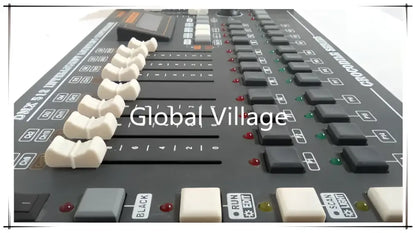 Modern black & white 504-channel dmx controller for dj stage lighting