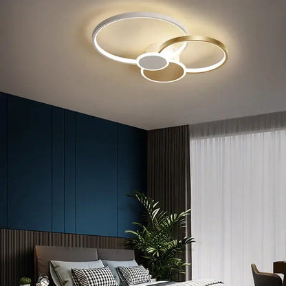 Modern black & white acrylic chandelier light for living room