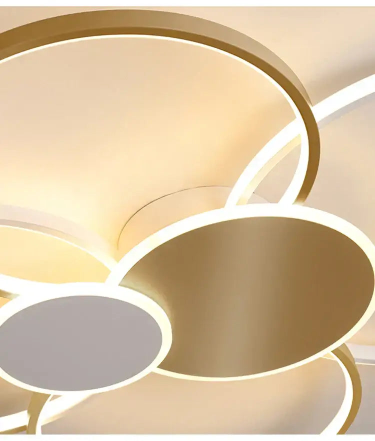 Modern black & white acrylic chandelier light for living room