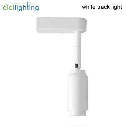 Modern black & white adjustable beam angle track spotlight shop light