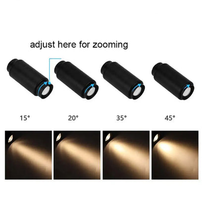 Modern black & white adjustable beam led ceiling lamp living room