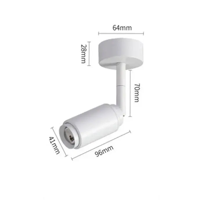 Modern black & white adjustable beam led ceiling lamp living room