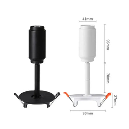 Modern black & white adjustable beam led ceiling lamp living room