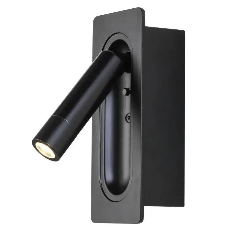Modern black & white adjustable bedside led wall lamp bedroom light