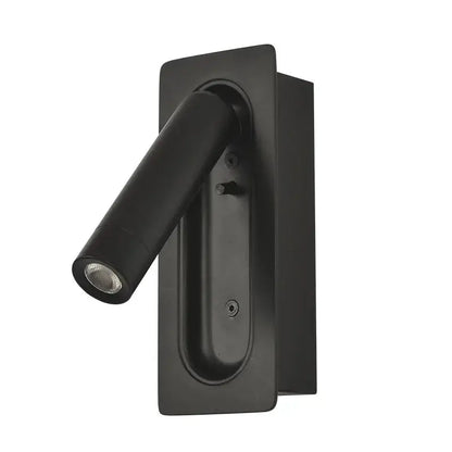Modern black & white adjustable bedside led wall lamp bedroom light