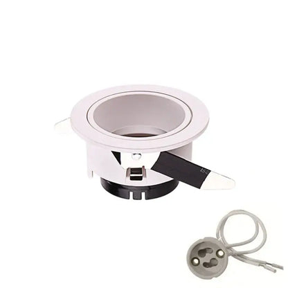 Modern black & white adjustable gu10 mr16 ceiling downlight bedroom