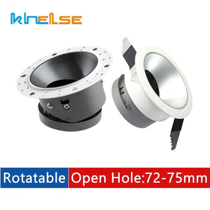 Modern black & white adjustable gu10 mr16 ceiling downlight bedroom