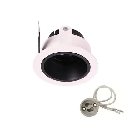 Modern black & white adjustable gu10 mr16 ceiling downlight bedroom