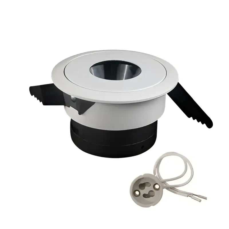 Modern black & white adjustable gu10 mr16 ceiling downlight bedroom