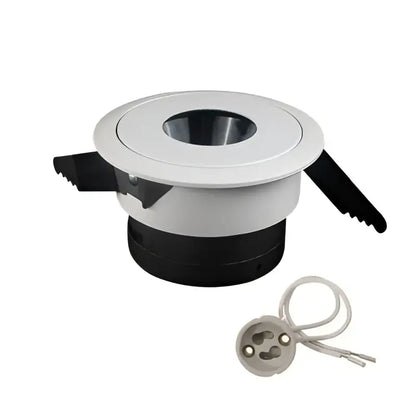 Modern black & white adjustable gu10 mr16 ceiling downlight bedroom