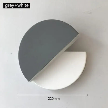 Modern black & white adjustable led wall lamp bedroom sconce