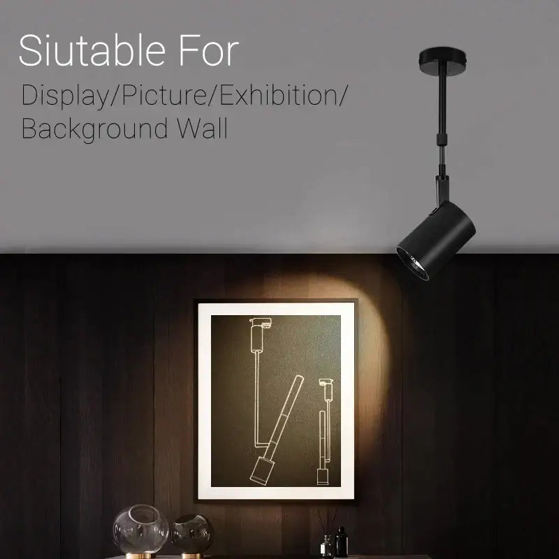 Modern black & white adjustable led wall lamp bedroom track light