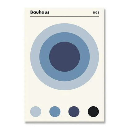 DecorBites™ Modern Black & White Bauhaus Canvas Print