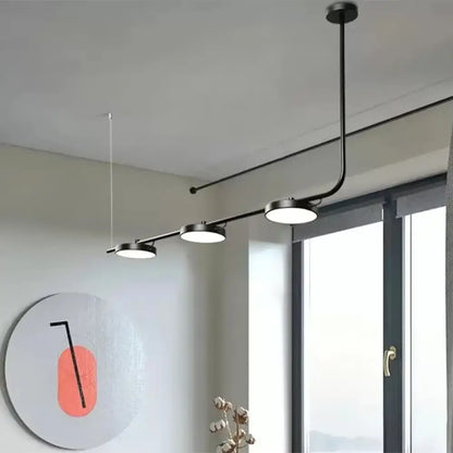 Modern black & white chandelier dining room pendant light