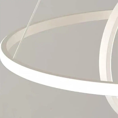 Modern black & white circular iron ball pendant – living room light