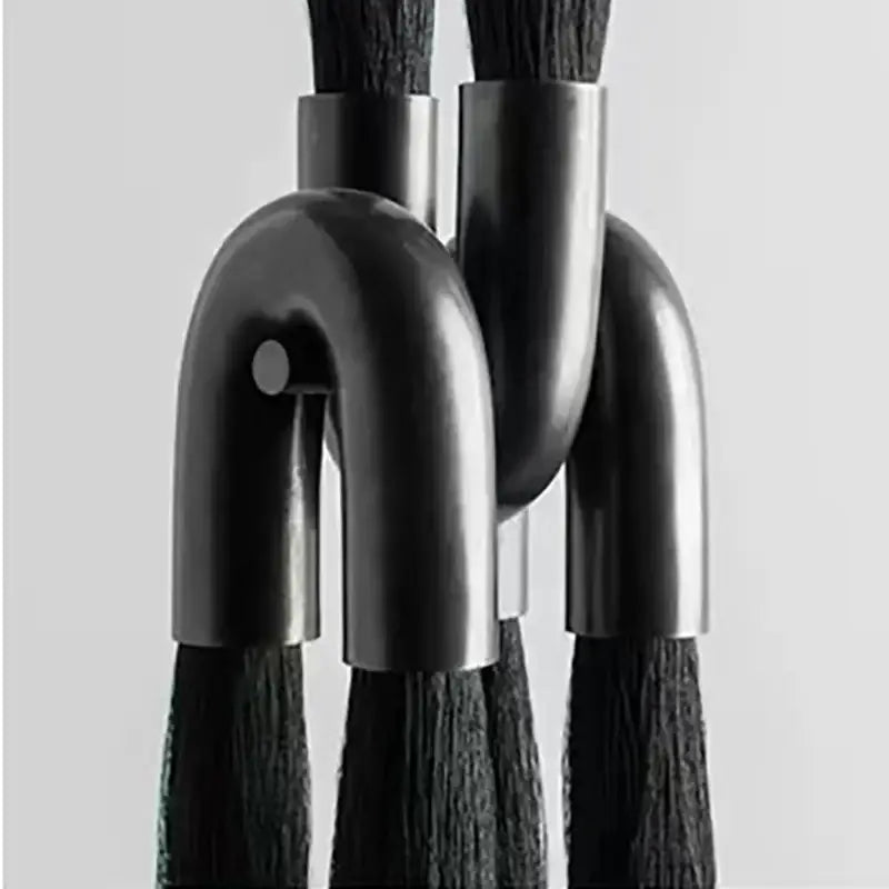 Modern black & white cloth pendant light kitchen dining room