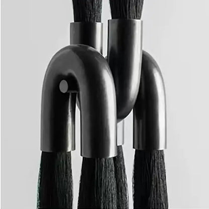 Modern black & white cloth pendant light kitchen dining room