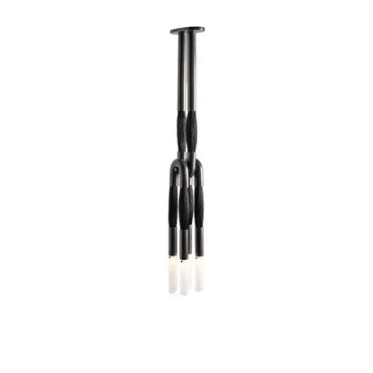 Modern black & white cloth pendant light kitchen dining room