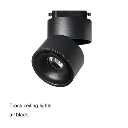 Modern black & white cob led ceiling spot light for living room