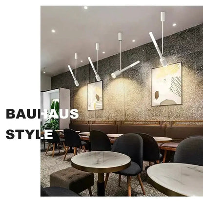 Modern black & white cob pendant spotlight – living room light