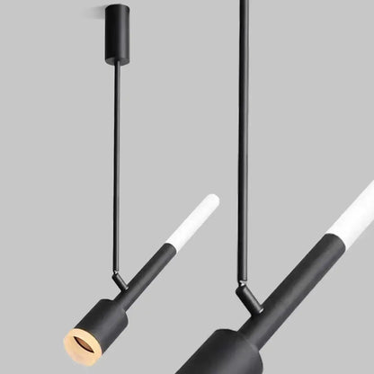 Modern black & white cob pendant spotlight – living room light