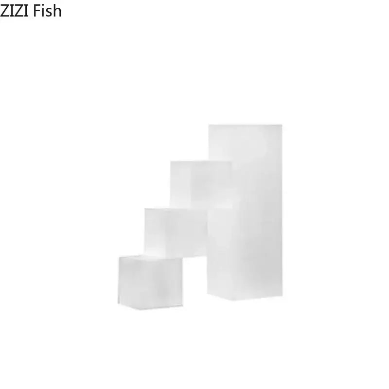 Modern black & white crystal bookends sculpture living room decor