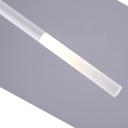 Modern black & white cylinder led pendant light for kitchen