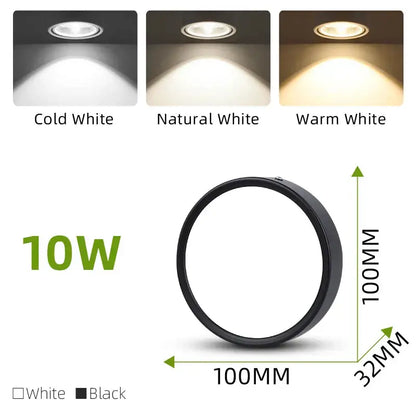 Modern black & white led ceiling lamp kitchen light