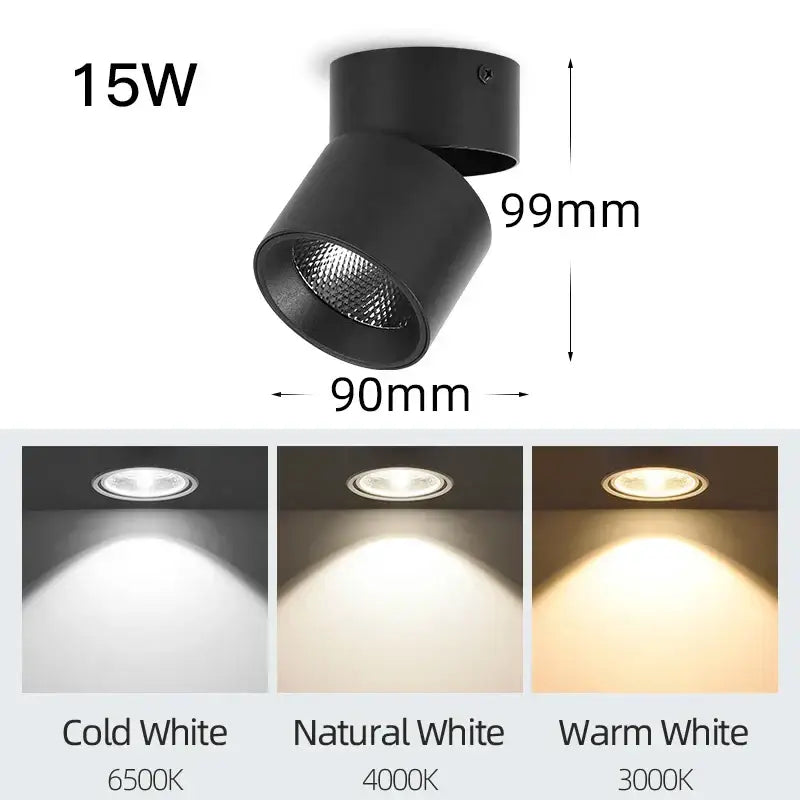 Modern black & white led ceiling lamp kitchen light