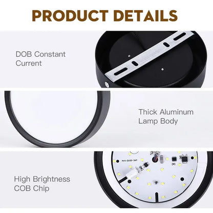 Modern black & white led ceiling lamp kitchen light