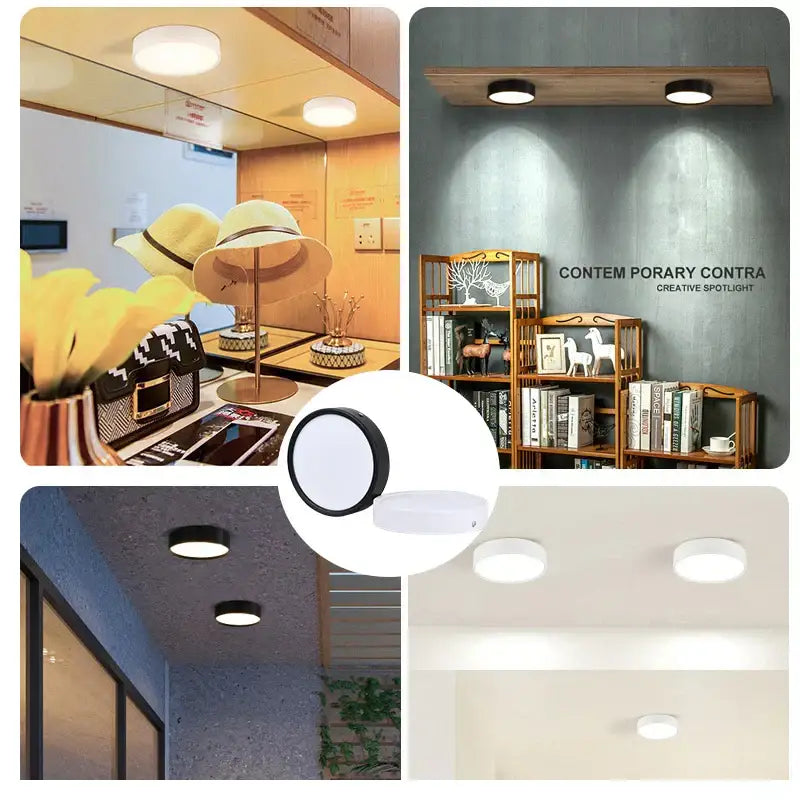 Modern black & white led ceiling lamp kitchen light