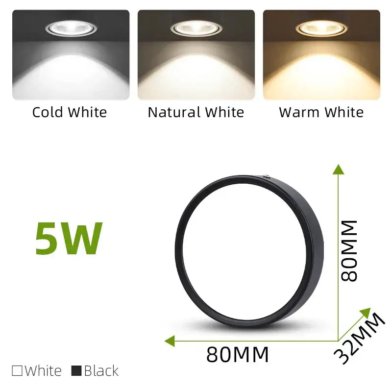 Modern black & white led ceiling lamp kitchen light