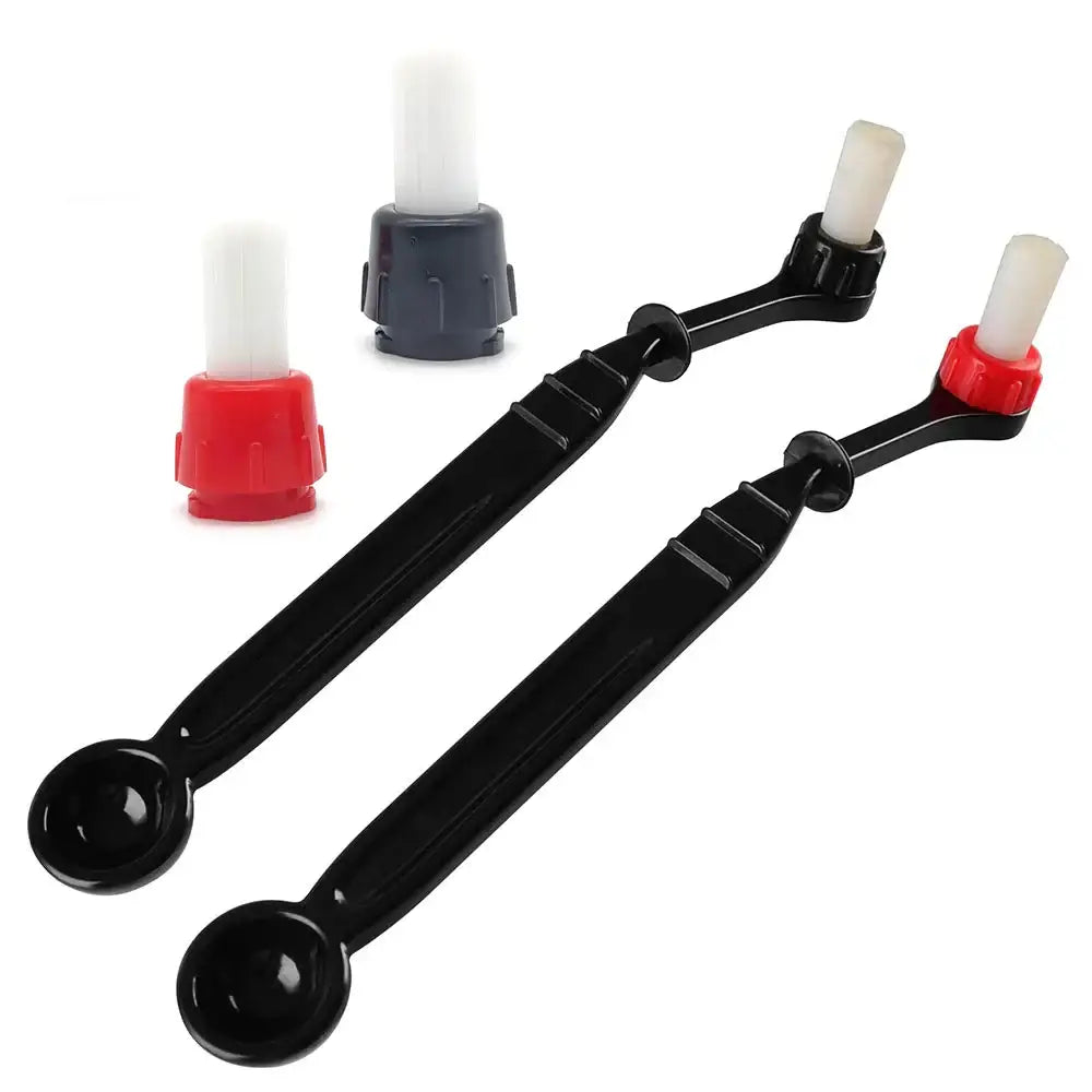 Modern black & white espresso machine brush cleaner kitchen tool