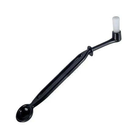 Modern black & white espresso machine brush cleaner kitchen tool